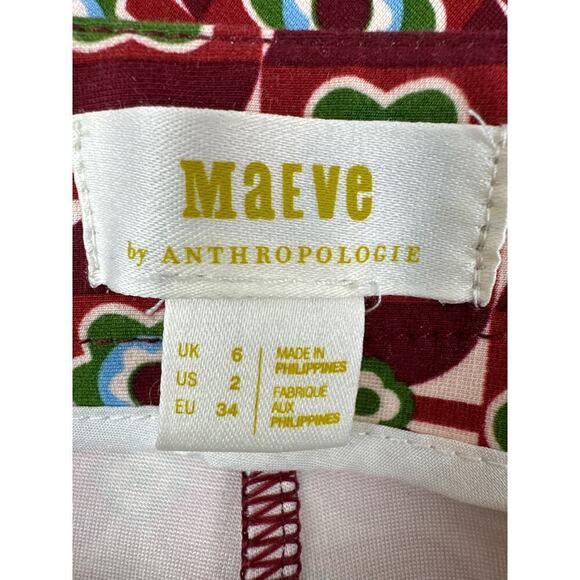 Anthropologie Maeve Mid-Rise Flare Stretch Pants Size 2 NWT - Picture 7 of 13